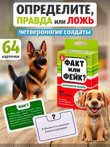 Факт или фейк Четвероногие солдаты Викторина 8+