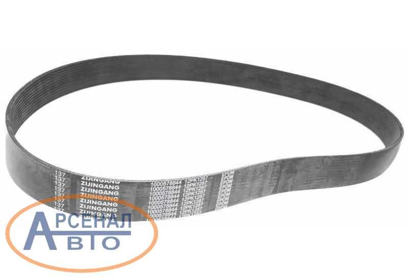 Ремень 12pk1287 вентилятора евро-4 (двс wp12) 1000578844