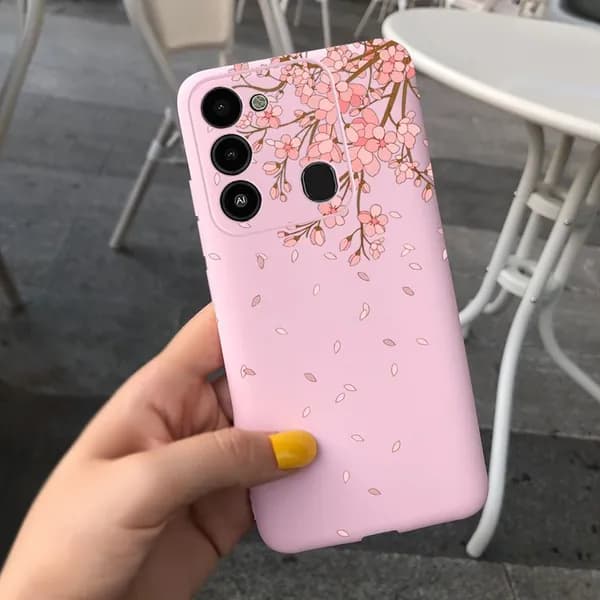 Противоударный прозрачный чехол для Tecno Spark 8C KG5k, KG5j, KG5n, жидкий силикон, мягкий ТПУ, крутой стиль, с рисунком дракона