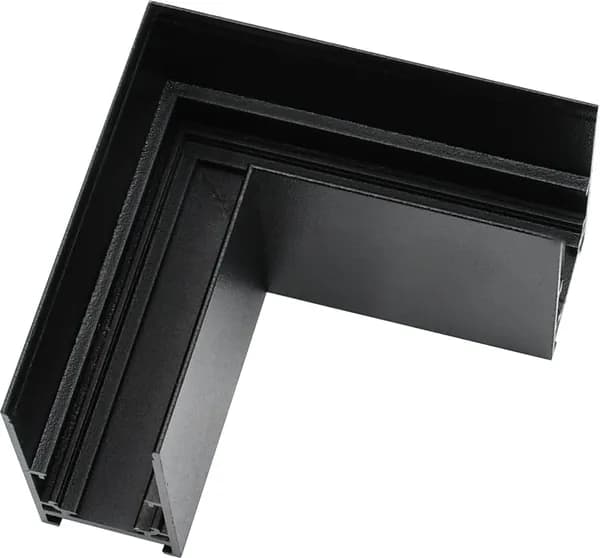 Угловой внутренний соединитель для шинопровода MAGNETIC S20 Black с соединительными