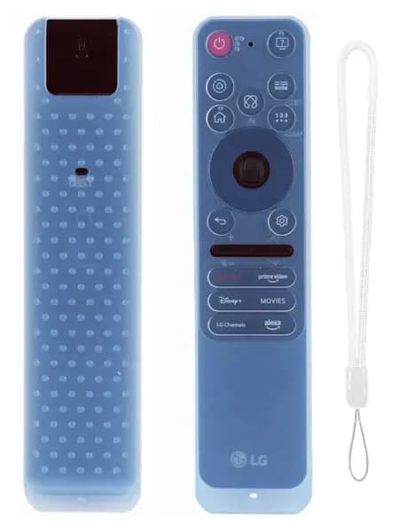 Силиконовый чехол полной защиты для пульта LG Magic MR25GA, прозрачный утолщенный, противоударный