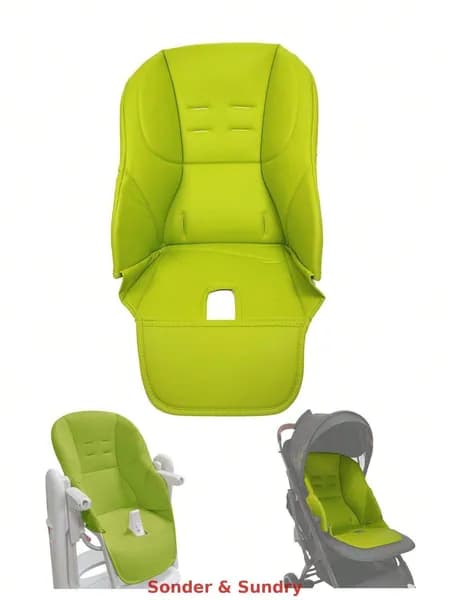 Чехол из эко-кожи на стульчик Peg-Perego Tatamia/Голубой-зеленый