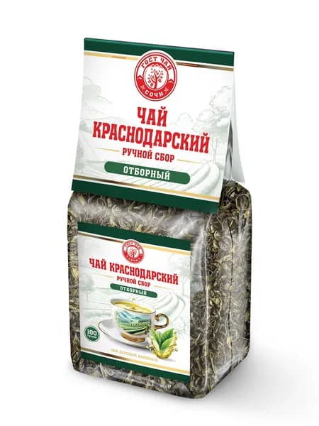 Краснодарский чай Ручной сбор 100г зеленый Отборный