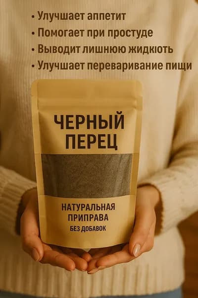 черный перец молотый 100г
