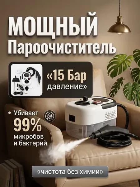 пароочиститель для дома для уборки мощный с насадками