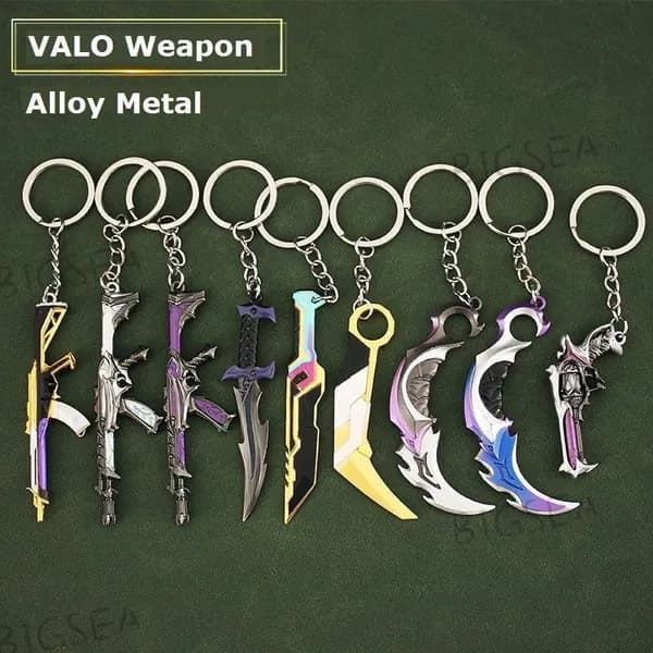 "Valorant" Мини - металлическая пряжка для ключейДобро пожаловать