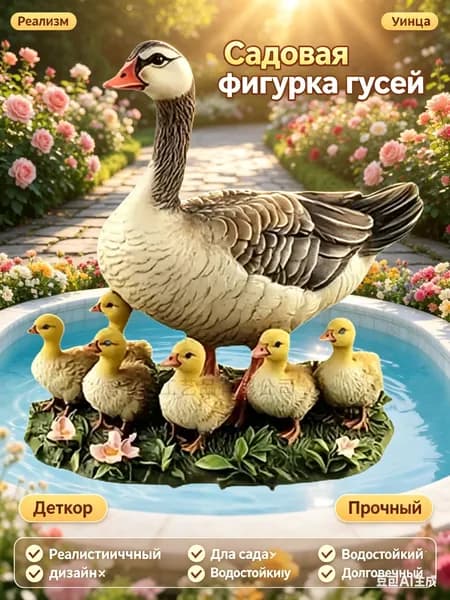 Фигурка садовая