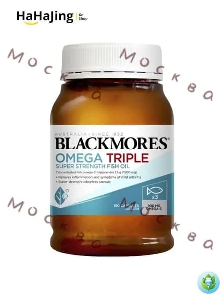 Australian Blackmores Тройной рыбий жир 150 капсул, нерыбные капсулы