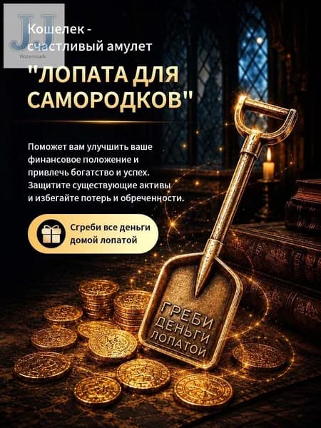 Славянский оберег Денежная Лопата - талисман для привлечения богатства