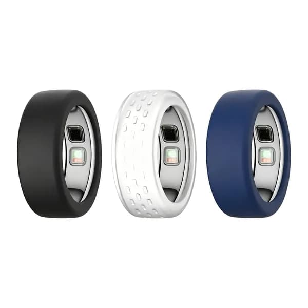 Чехол из силикона для кольца Oura Ring 5, комплект из 3 штук, размер S (6 9), чёрный, синий, прозрачный