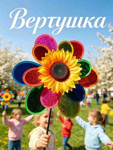 Ветряная мельница, наружное украшение сада, детская ручная пластиковая ветряная мельница, 1 шт
