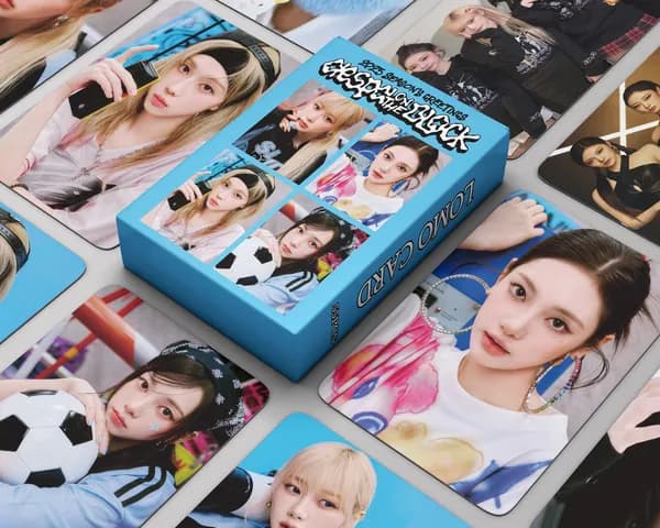 KPOP 55шт/коробка AESPA Фотокарточки 2025 aespa SEASON S GREETINGS LOMO Card