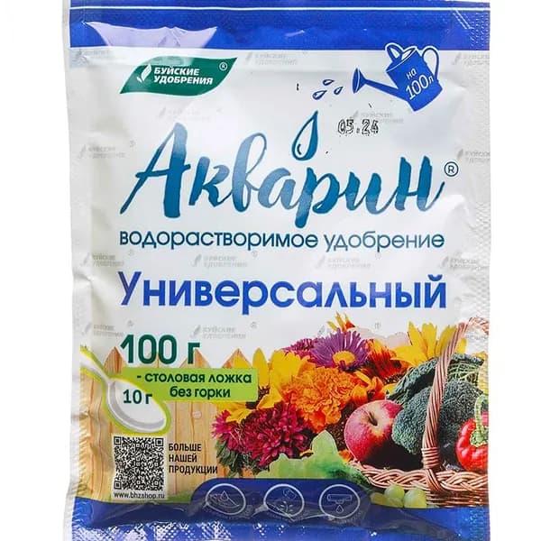Удобрение "Акварин" универсальный (100гр) БХЗ