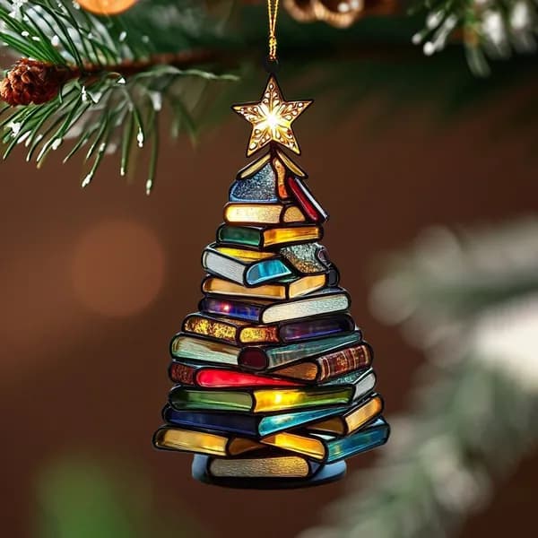 Рождественское книжное дерево