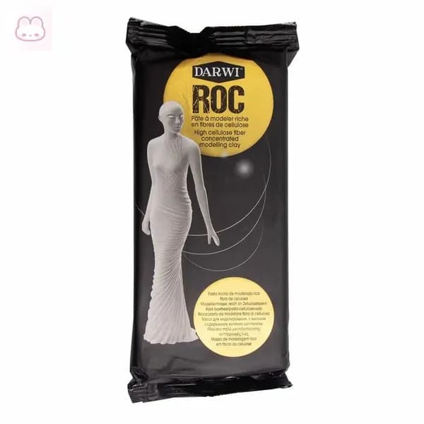Масса для лепки "Roc", самоотвердевающая, белая, 1 кг, DA0831000000
