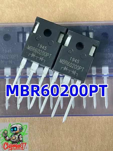 1 шт. MBR60200PT 60А 200В диод Шоттки TO-247 (оригинал в наличии)