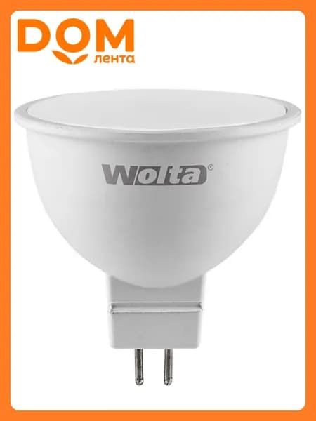 Светодиодная лампа WOLTA 25YMR16-220-7.5GU5.3 7.5Вт 3000K GU5.3
