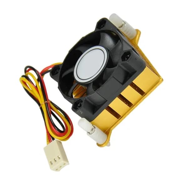 Радиатор алюминиевый с вентилятором 40мм DC5V 12V, - 12 В 3Pin