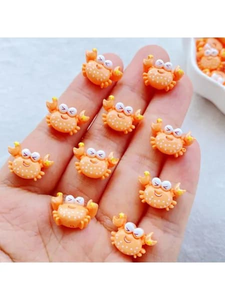20pcs смола морской серии декоративные аксессуары
