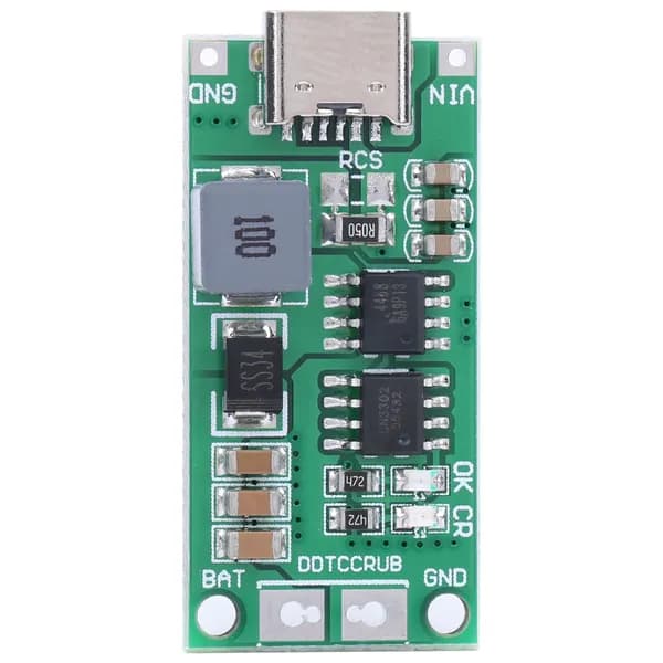 Модуль зарядного устройства DDTCCRUB Step-Up Boost для Li-ion, 2S, 2A