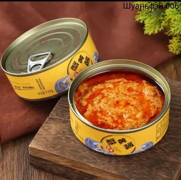 Китайский ресторан "Соус из крабовой икры для риса и лапши" 110г * 2 банки