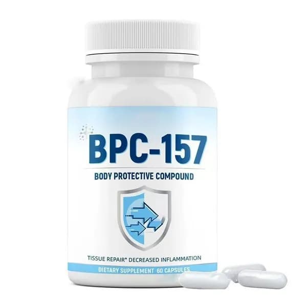 Пептидные капсулы BPC- 157, безглютеновая добавка для восстановления мышц и тренировок, 60 капсул2