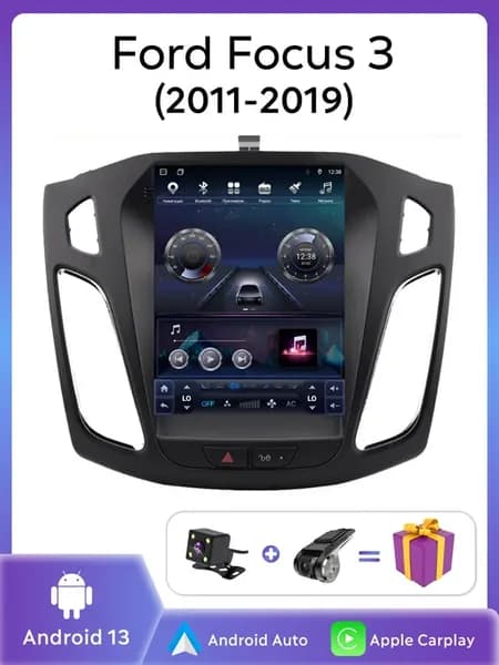 Tesla для Ford Focus 3 2.32gb 4 ядра Carplay