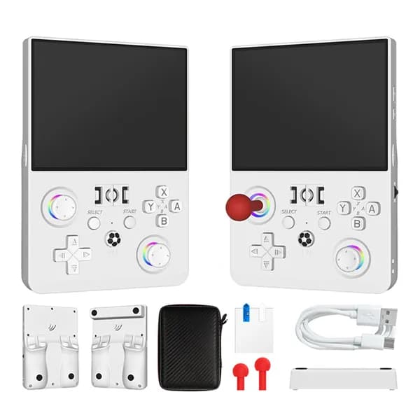 Портативная игровая консоль R36MAX2 с 4,5-дюймовым IPS-экраном и встроенной памятью 64 ГБ