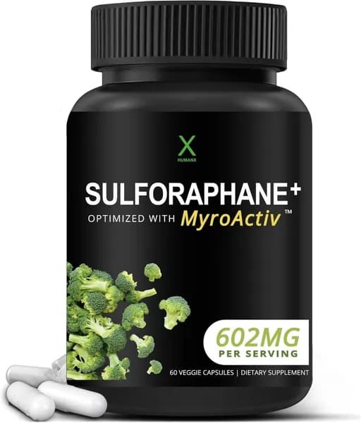 HUMANX Sulforaphane + 602mg - Испытанная третья сторона США - Sulforaphane