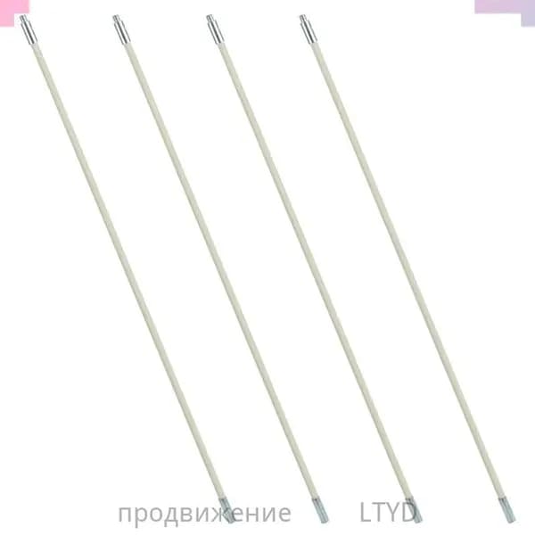 Комплект из 4 пластиковых щёток трубчатой формы для прочистки дымоходов и вентиляции