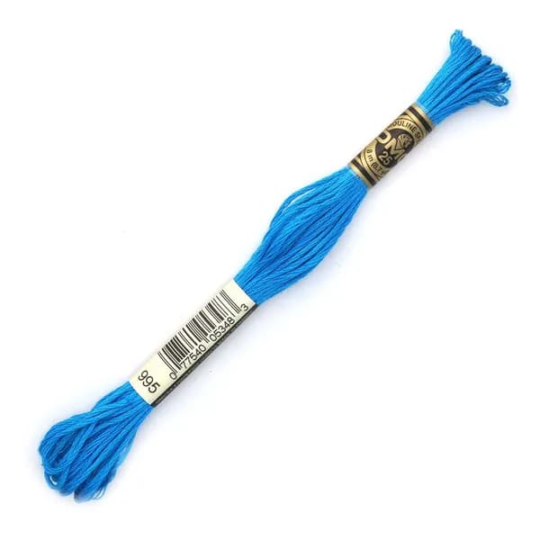 Мулине ДМС нитки для вышивания DMC, 8 м, 1 шт, цвет 995