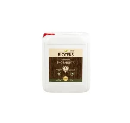 Пропитка Bioteks Биозащита, бесцветная, для внутренних работ, 10 л 700008583