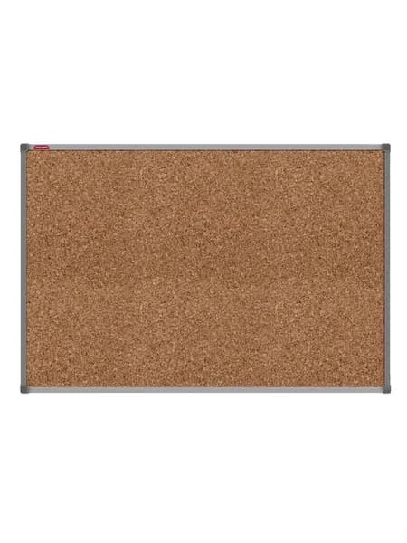 Доска пробковая 100x120 см, BoardSYS, алюминиевая рама, настенная