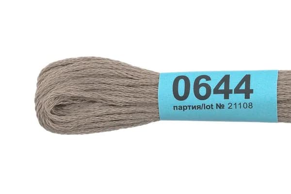 Мулине Gamma 0644 серо-бежевый 1 моток