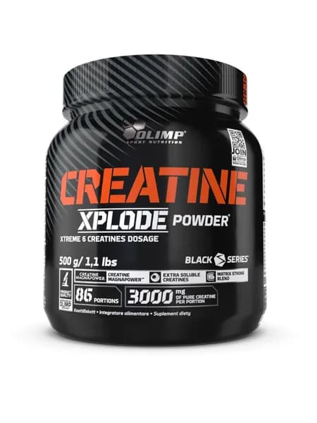 Креатин комплекс Olimp Sport Nutrition Creatine Xplode Powder (Апельсин) 500г /малат, гидрохлорид, аакг, пируват, цитрат, магния хелат/