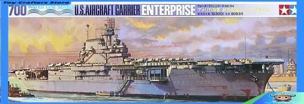 Tamiya 77514 1/700 Модель комплекта авианосец США USS Enterprise CV-6 Big E