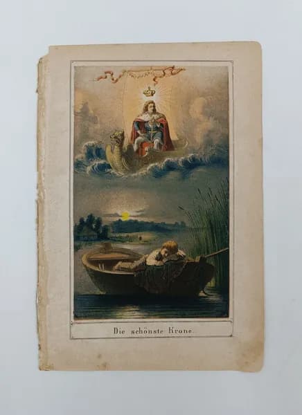 Гравюра Die Schlussel Von Wein середина XIX века. 31 25