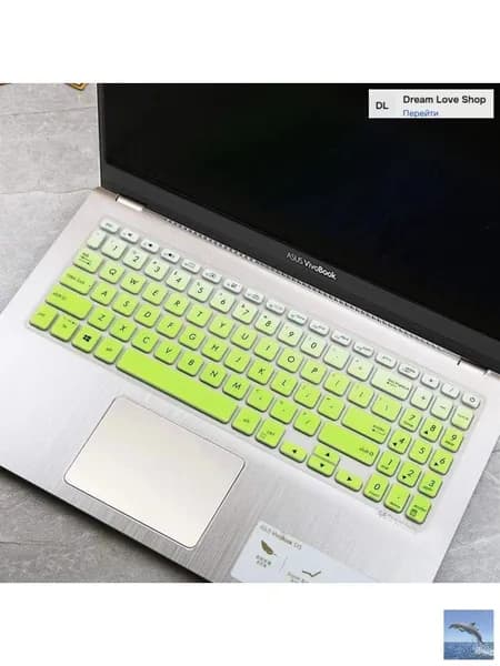 подходит для ноутбука asus vivobook15 2021 v5200ep защитная мембранная клавиатура