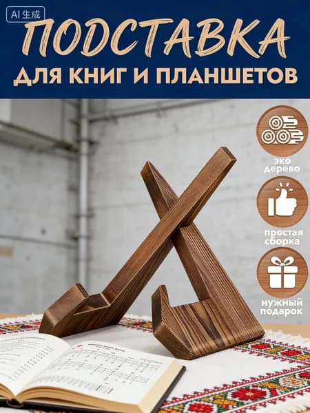 Подставка для книг / Держатель для планшета / Подставка для икон