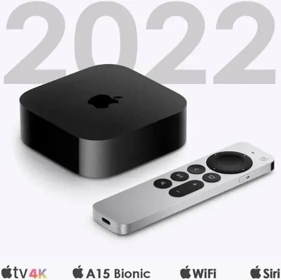 Медиаплеер TV 4K 2022 г. HDR 128 GB Черная (3-го поколения) Wi-Fi + Ethernet