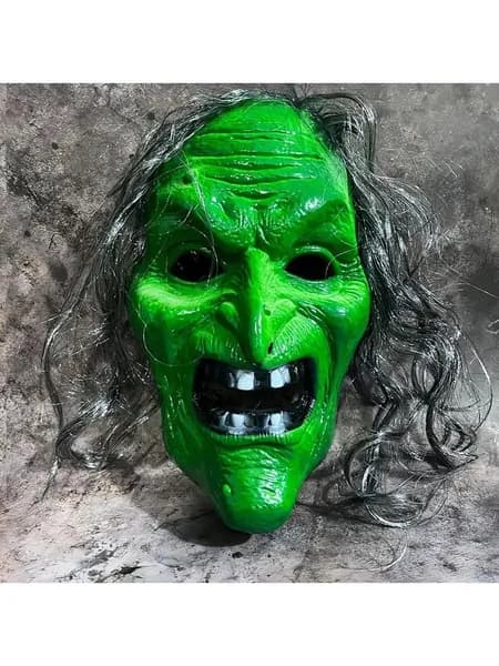 Маска ведьмы на Хэллоуин