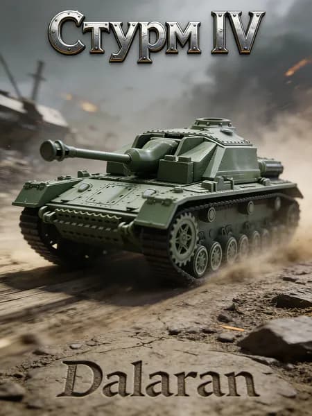 Стурмgesch tz IV (Стурм IV/СГ IV) сборная модель штурмовой пушки 1/72 Германия ВОВ без клея, Dalaran (икона немецкой бронетехники, истребитель танков)