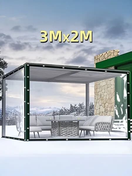 Прочный тент для беседки 2 *3 м, с металлическими креплениями