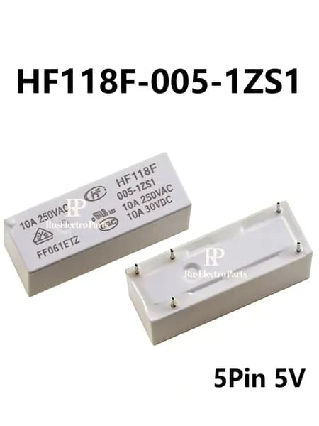 1 шт./лот Реле HF118F-005-1ZS1 5Pin 5В
