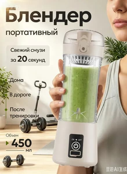 Блендер для смузи портативный