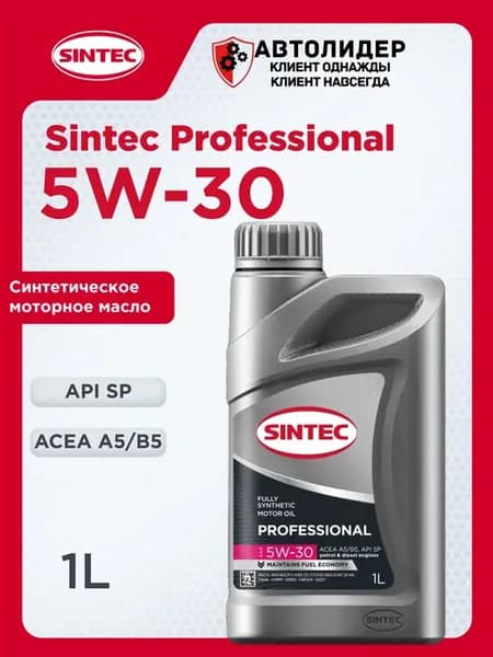 Моторное масло Синтек Professional 5W-30 A5 B5 1л
