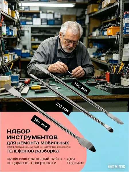 Набор шпателей из нержавеющей стали 3 шт, медицинский лопатка-стек, инструмент для ремонта и лепки