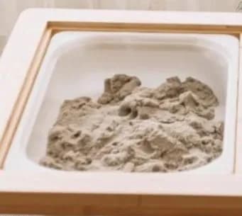 Деревянный песок space sand для детей, игрушка для рисования и песочных игр 2 кг