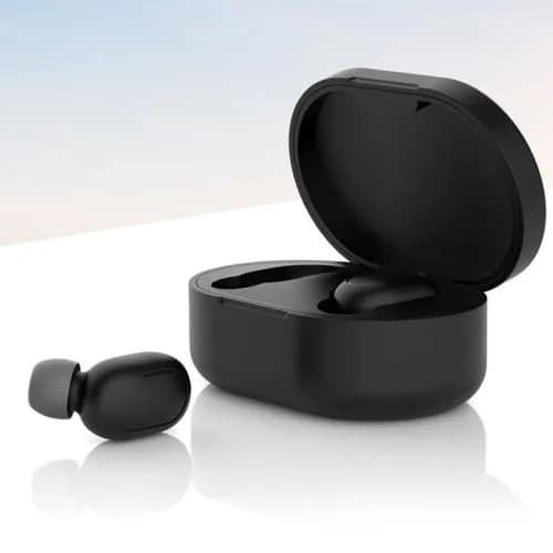 Силиконовый чехол для наушников Bluetooth Redmi AirDots (черный)