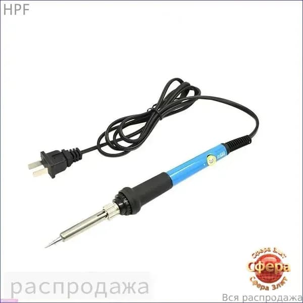 HIBIBUD Пирографическая ручка с регулировкой температуры 200 450 C, паяльник для выжигания по дереву 60Вт.